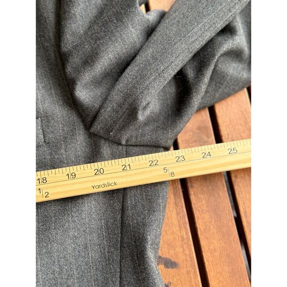 Vintage Christian Dior Union Made USA Men’s 44R 100% Wool Gray Stripe Sport Coat - Picture 8 of 11